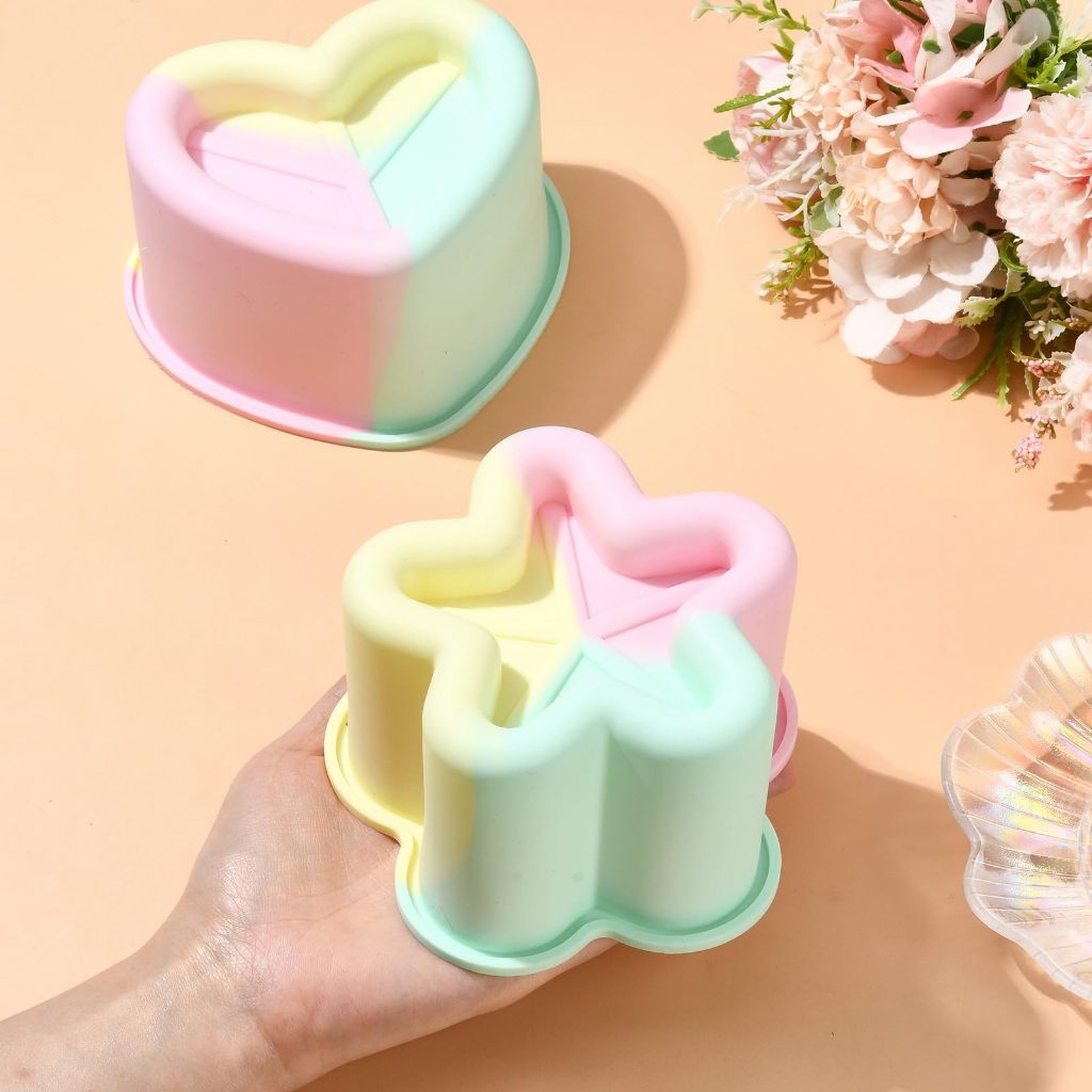 Heart&Star Shape Silicone Baki - Chocolate Snack 评论和价格