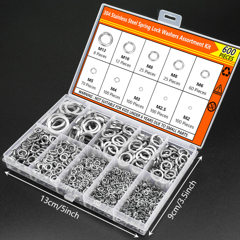1000Pcs M2 M2.5 M3 M4 M5 M6 M8 - Nuts Mix 评论和价格