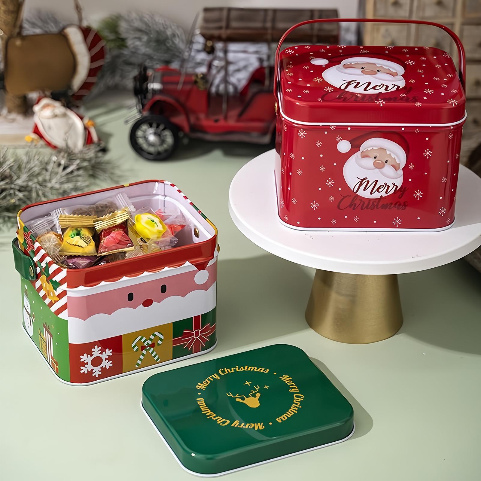 Christmas Tins 6-Piece Metal W - Chocolate Snack 评论和价格